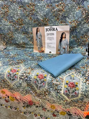 Swizz Lawn Embroidered 3-Piece